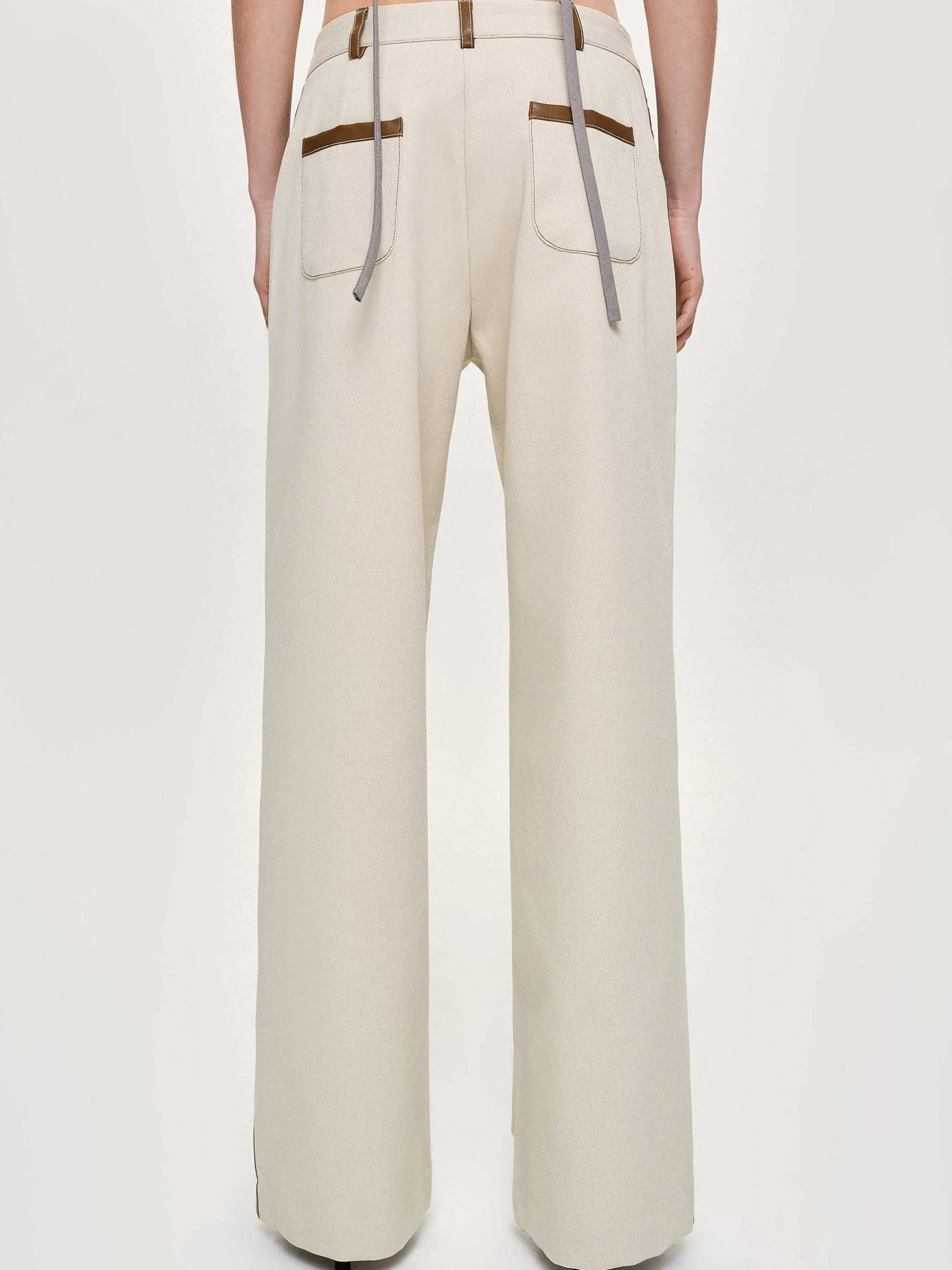 Frauen Source Unknown Koordinaten<Hose Mit Lederbesatz, Canvas