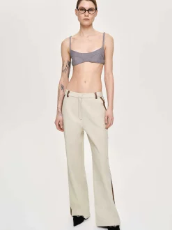 Frauen Source Unknown Koordinaten<Hose Mit Lederbesatz, Canvas