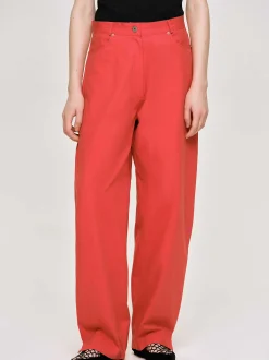 Frauen Source Unknown Kleidung<Hose Mit Weitem Bein, Rot