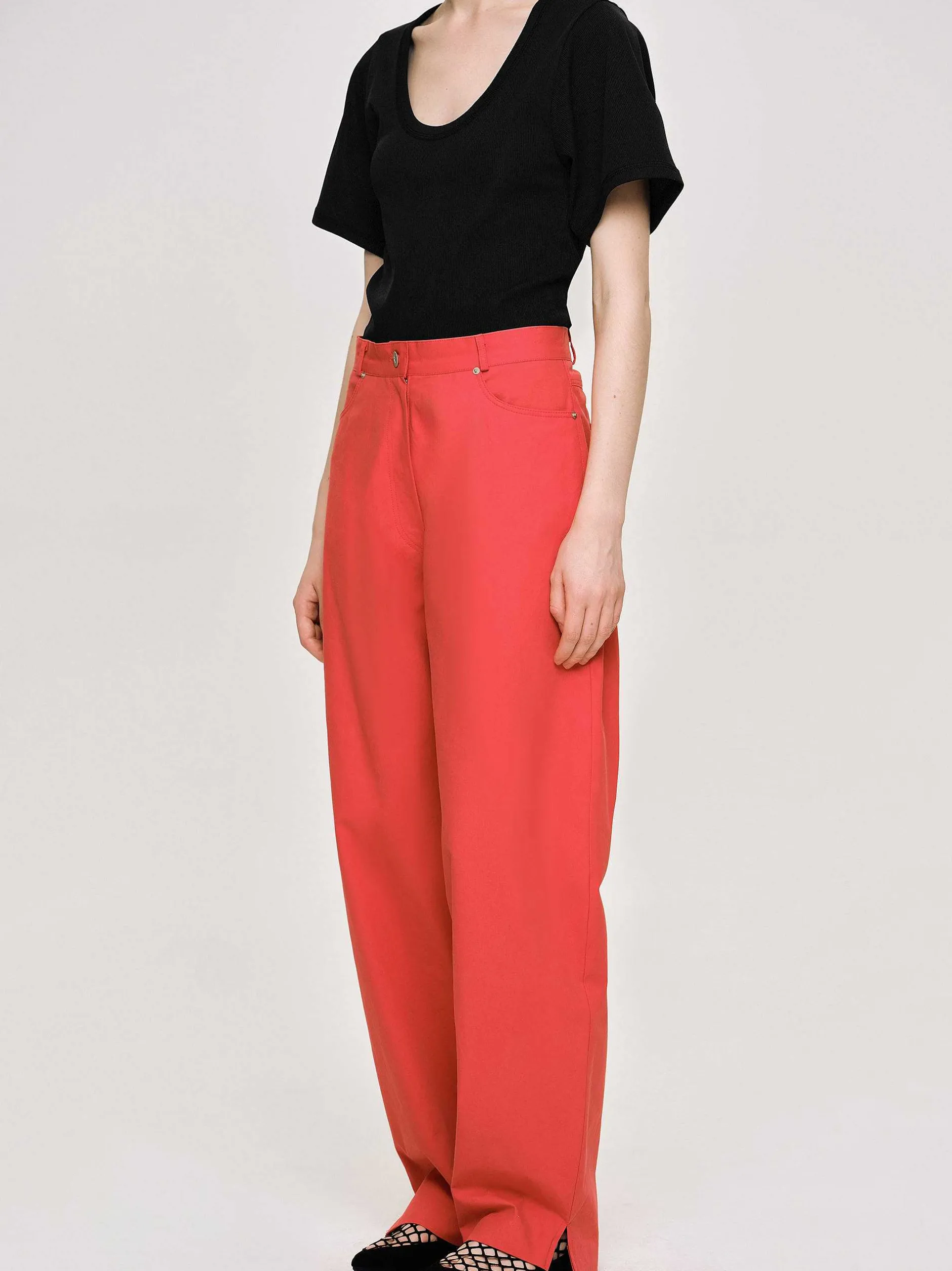 Frauen Source Unknown Unterteile<Hose Mit Weitem Bein, Rot