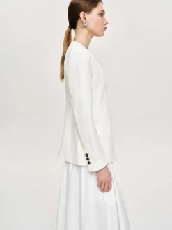 Frauen Source Unknown Zubehör<Jacke Mit Schmaler Taille, Elfenbeinfarben