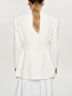 Frauen Source Unknown Zubehör<Jacke Mit Schmaler Taille, Elfenbeinfarben