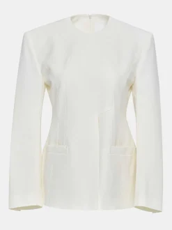 Frauen Source Unknown Zubehör<Jacke Mit Schmaler Taille, Elfenbeinfarben