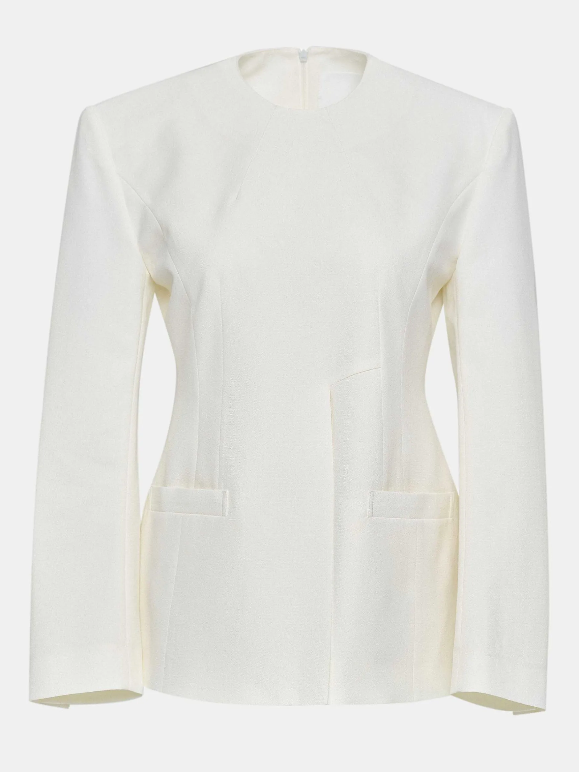 Frauen Source Unknown Zubehör<Jacke Mit Schmaler Taille, Elfenbeinfarben