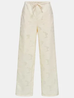 Frauen Source Unknown Unterteile<Jacquardhose Mit Kordelzug, Elfenbein