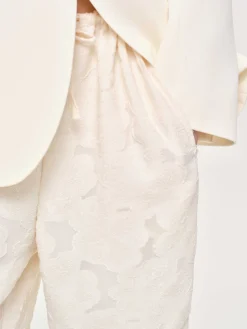 Frauen Source Unknown Kleidung<Jacquardhose Mit Kordelzug, Elfenbein