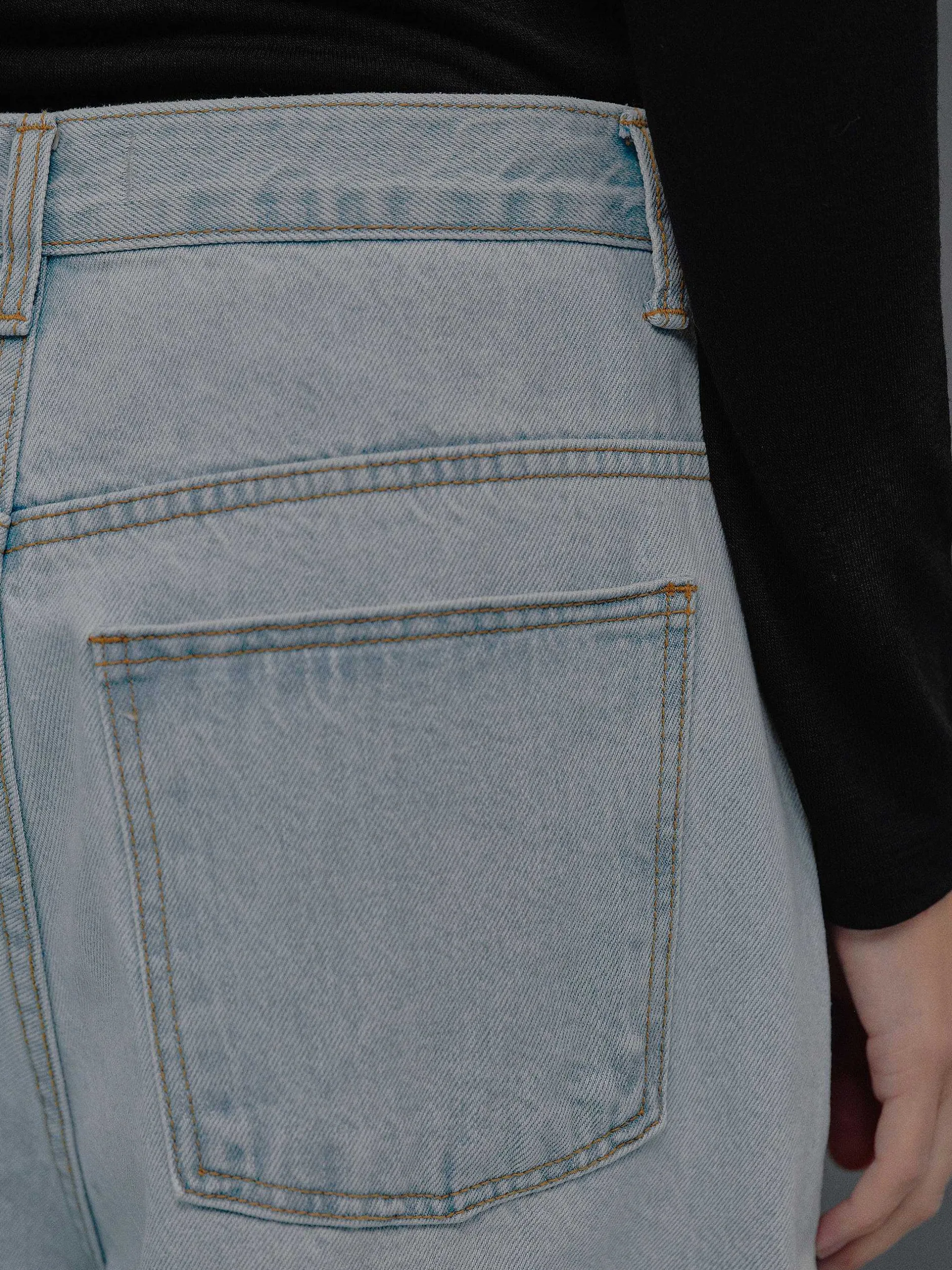 Frauen Source Unknown Denim<Jeans In Ubergrose, Hellblaue Waschung