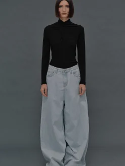 Frauen Source Unknown Denim<Jeans In Ubergrose, Hellblaue Waschung