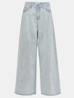Frauen Source Unknown Kleidung<Jeans In Ubergrose, Hellblaue Waschung
