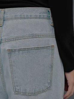 Frauen Source Unknown Kleidung<Jeans In Ubergrose, Hellblaue Waschung