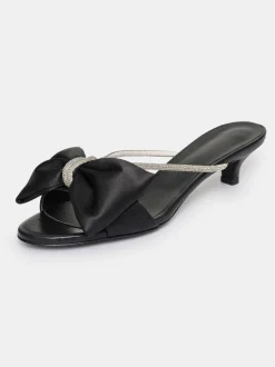 Frauen Source Unknown Schuhe & Taschen<Kaia Kristallverzierte Mules, Schwarz