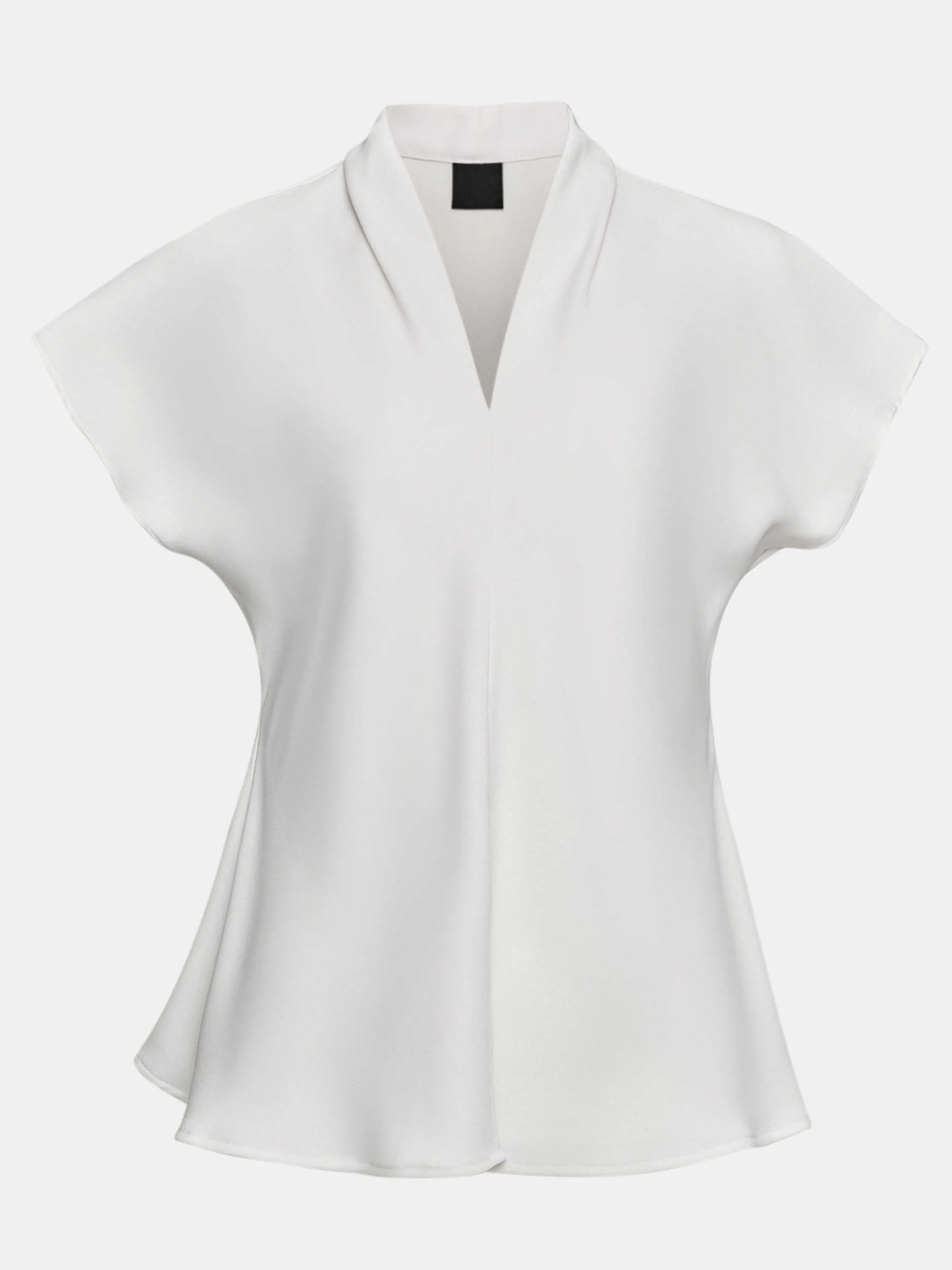 Frauen Source Unknown Oberteile<Kreppbluse Mit V-Ausschnitt, Weis