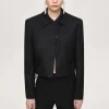 Frauen Source Unknown Zubehör<Kurzer Blazer Mit Sisilia-Schleife, Schwarz