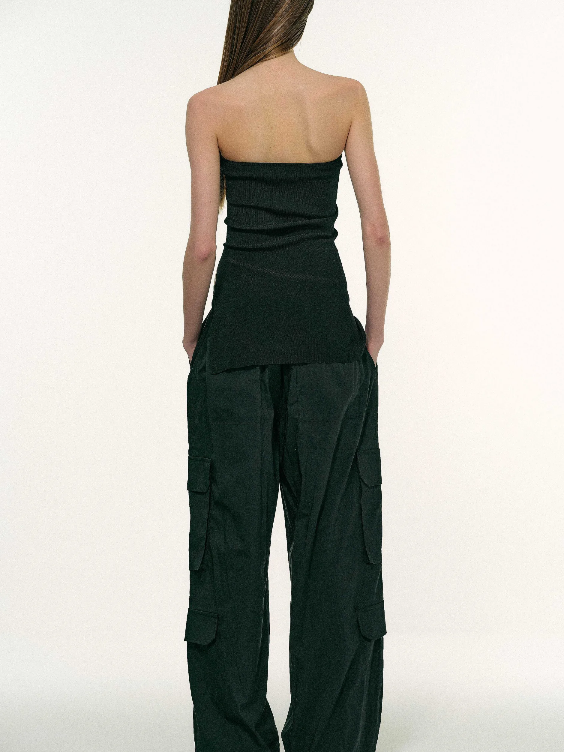 Frauen Source Unknown Zubehör<Langes Geteiltes Bandeau, Schwarz