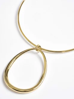 Frauen Source Unknown Kleidung<Loop-Halsband, Gold
