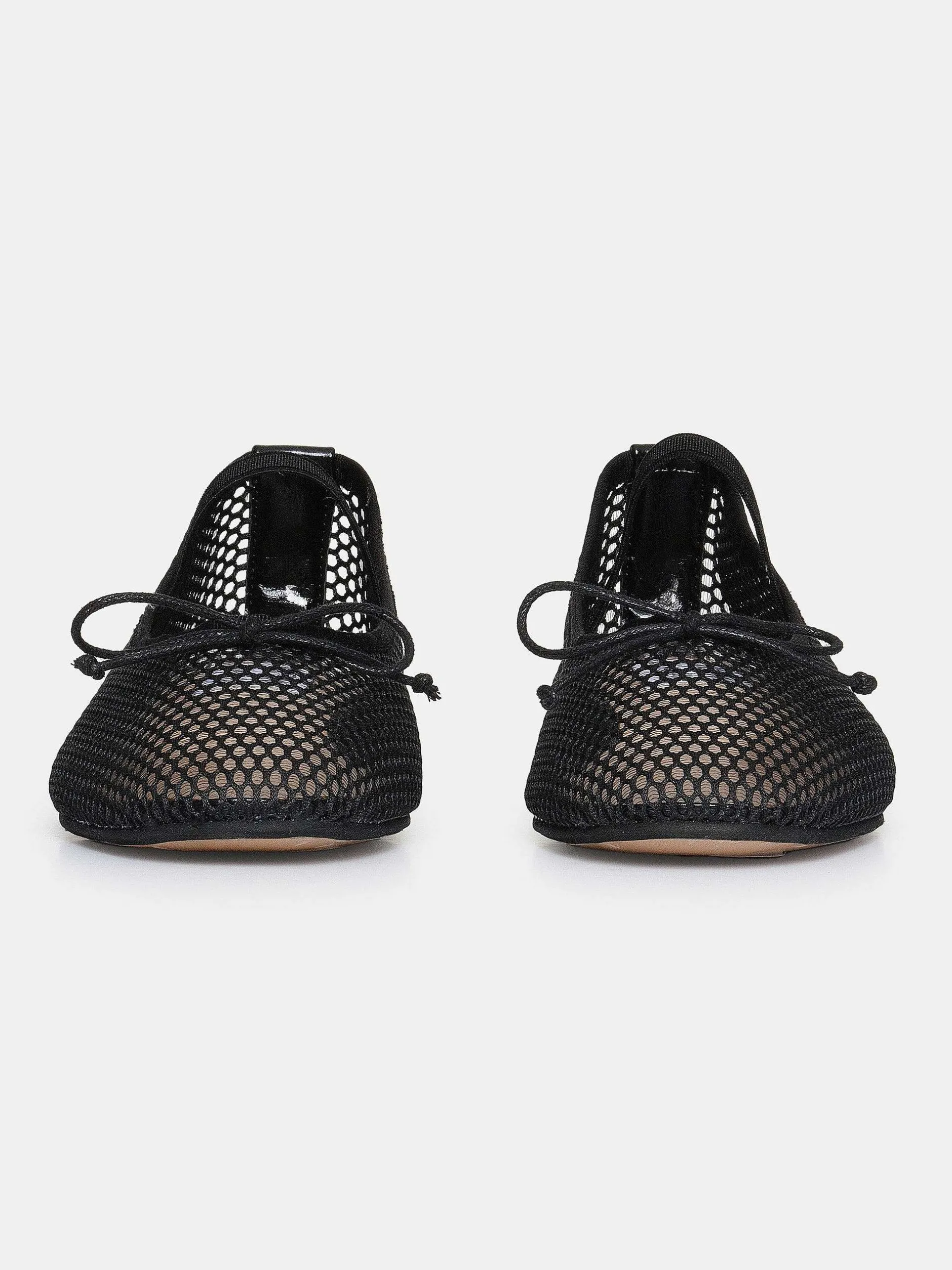 Frauen Source Unknown Schuhe & Taschen<Mary Jane Mesh-Ballerinas, Schwarz
