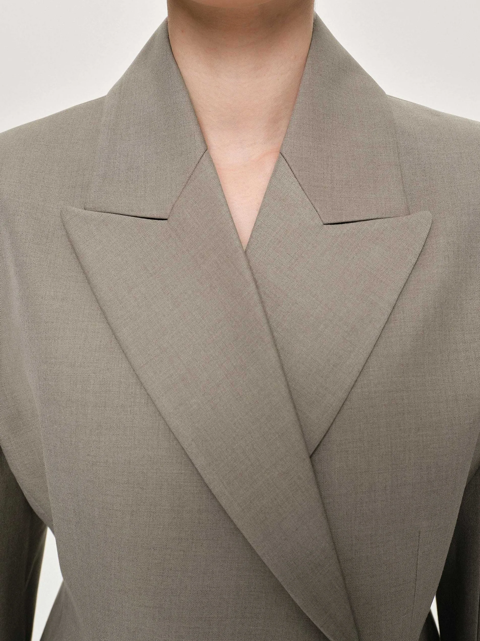 Frauen Source Unknown Oberbekleidung<Messi Zweireiher-Blazer, Dune