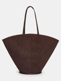 Frauen Source Unknown Kleidung<Mittelgrose Wildledertasche, Toffee