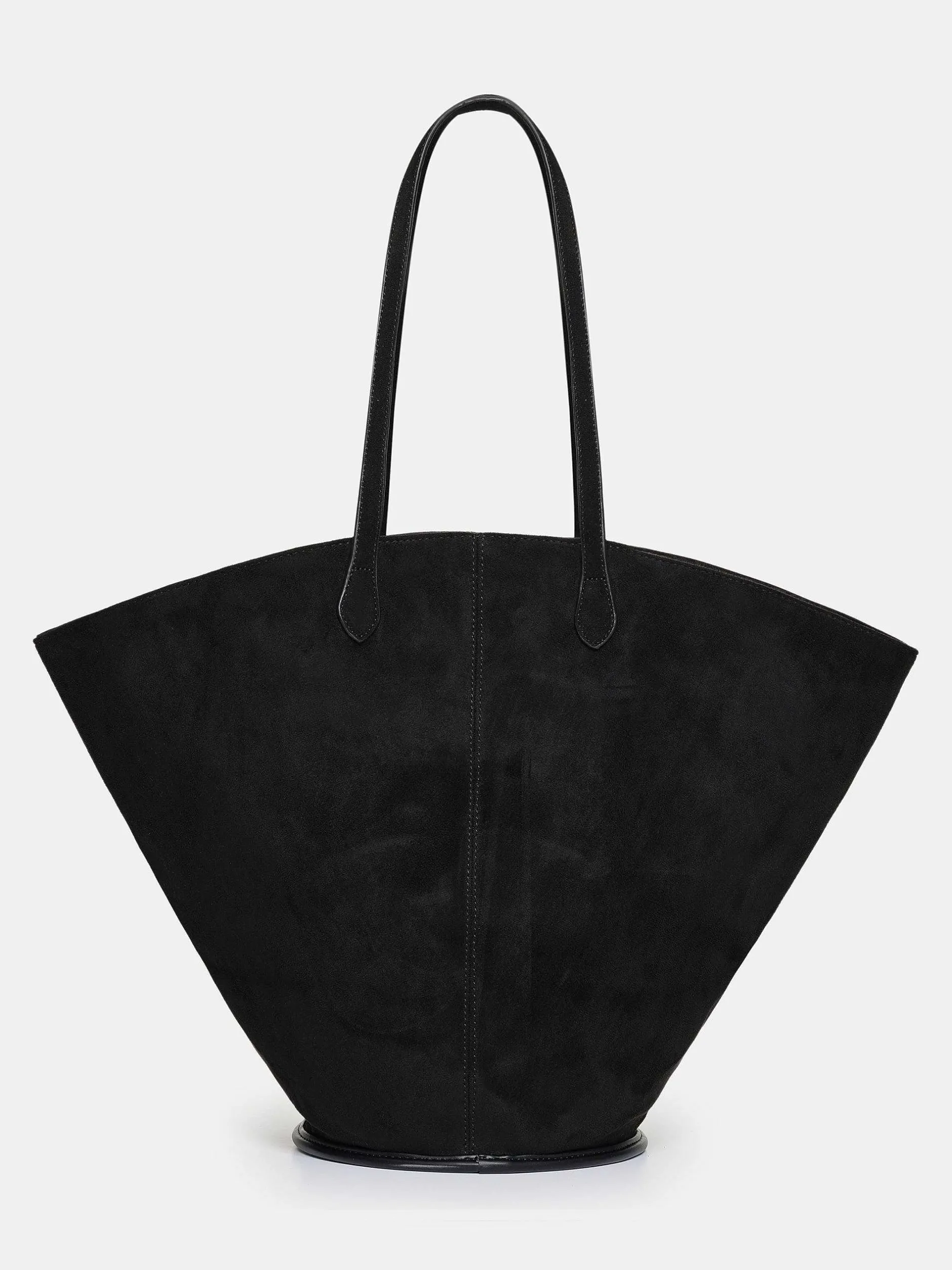 Frauen Source Unknown Kleidung<Mittelgrose Wildledertasche, Schwarz