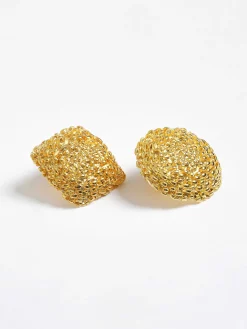 Frauen Source Unknown Kleidung<Nicht Ubereinstimmende Ohrringe, Gold