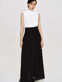 Frauen Source Unknown Unterteile<Ocelia Maxirock Mit Tiefer Taille, Schwarz