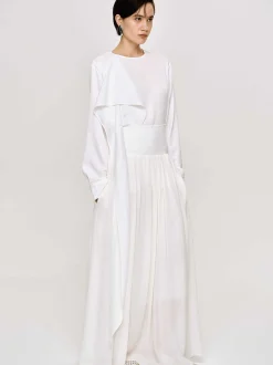 Frauen Source Unknown Kleidung<Ocelia Maxirock Mit Tiefer Taille, Weis
