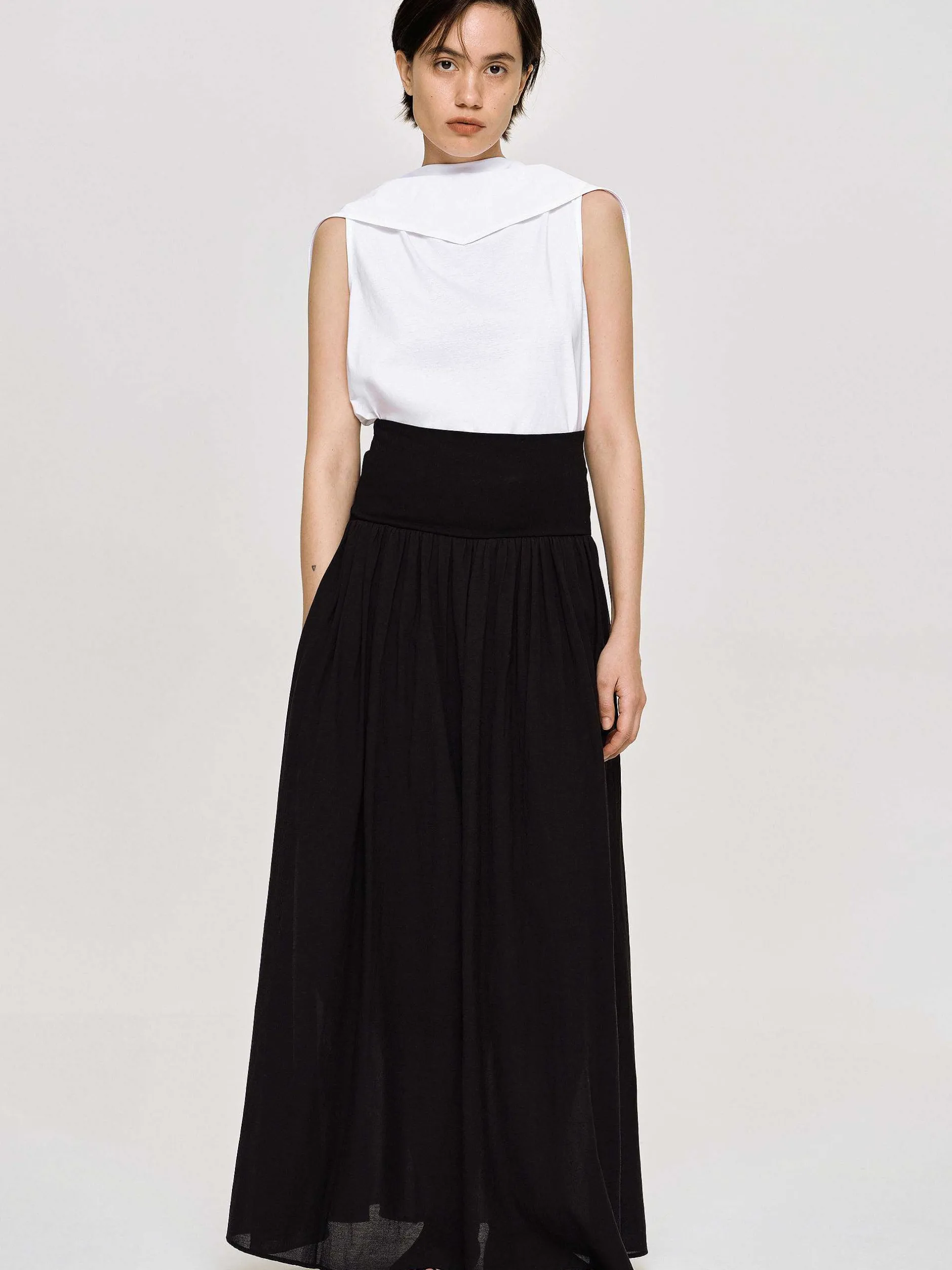 Frauen Source Unknown Kleidung<Ocelia Maxirock Mit Tiefer Taille, Schwarz