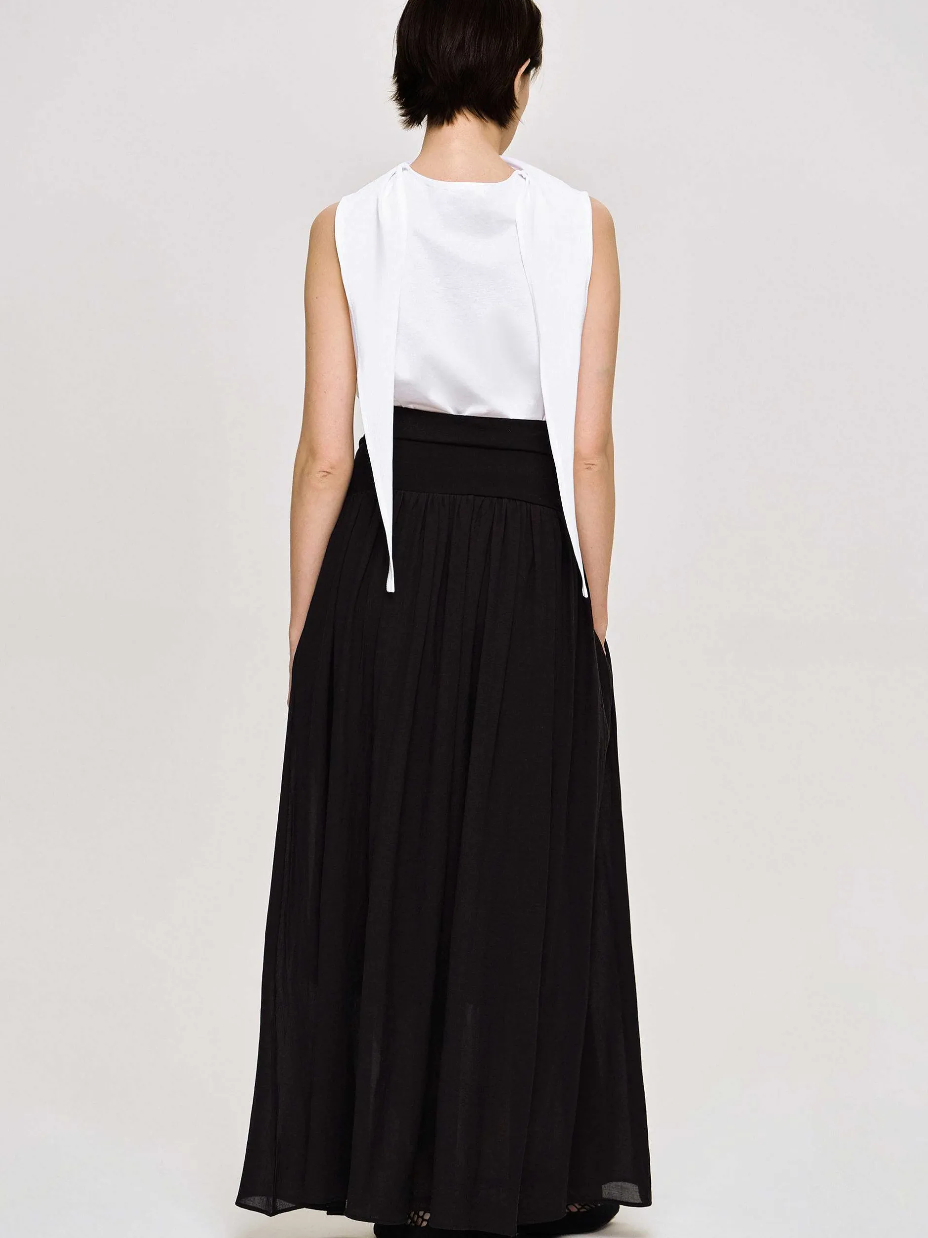 Frauen Source Unknown Kleidung<Ocelia Maxirock Mit Tiefer Taille, Schwarz