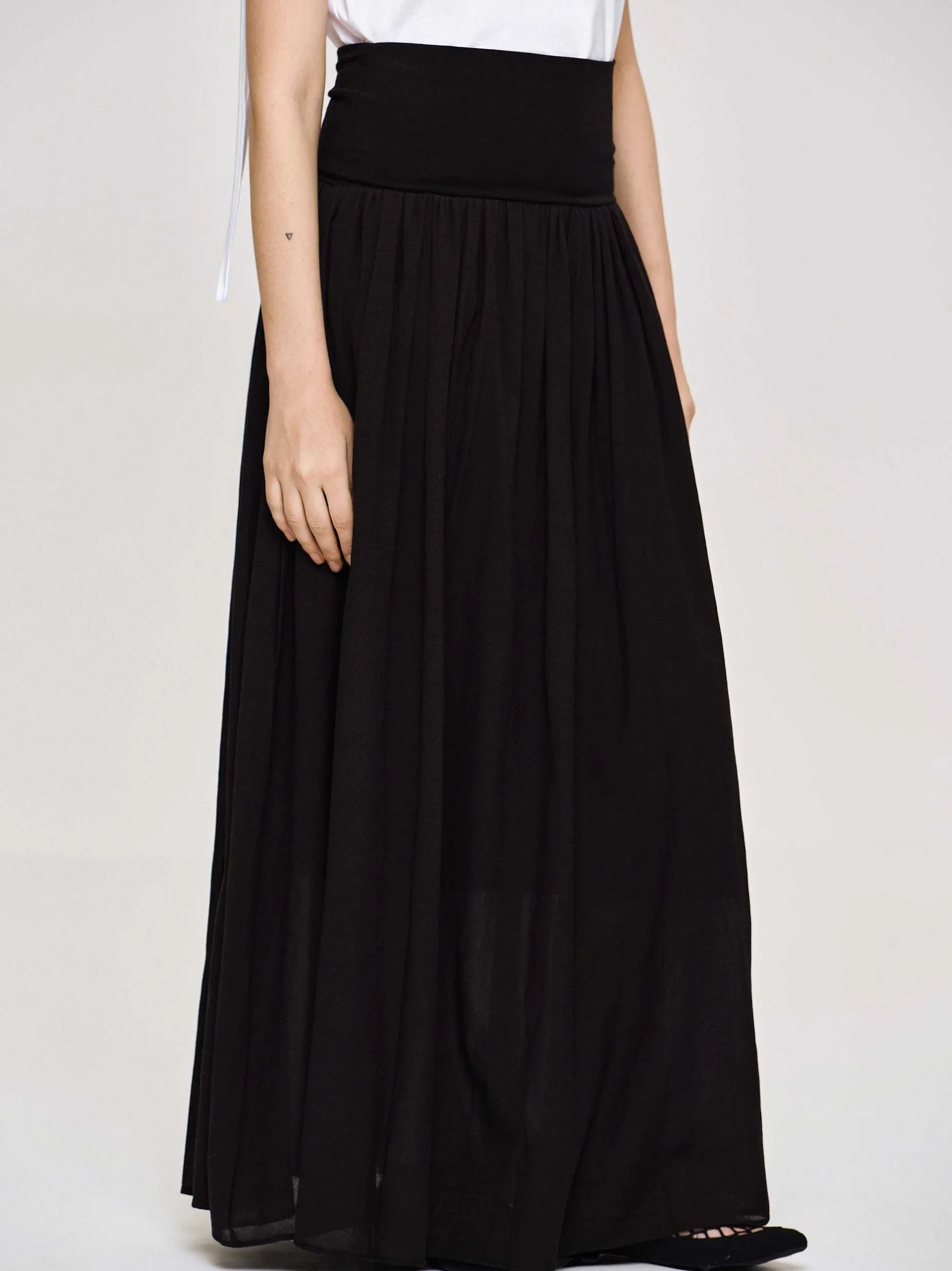 Frauen Source Unknown Kleidung<Ocelia Maxirock Mit Tiefer Taille, Schwarz