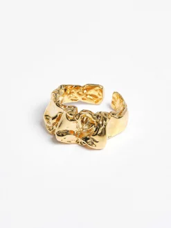 Frauen Source Unknown Kleidung<Offener Siegelring, Gold