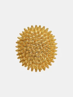 Frauen Source Unknown Kleidung<Perlen-Kugel-Ohrringe, Gold