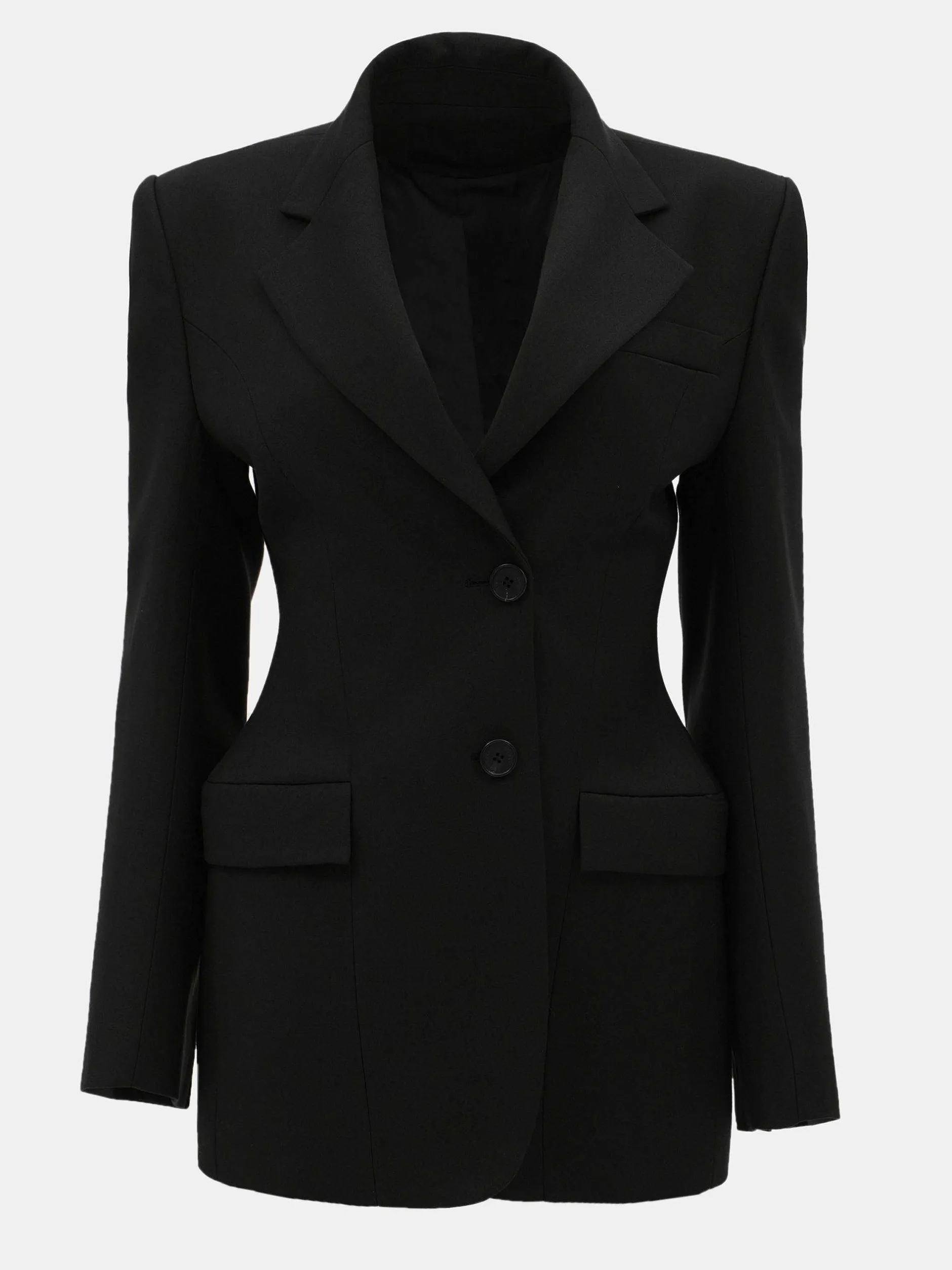 Frauen Source Unknown Kleidung<Poldo Sanduhr-Blazer, Schwarz