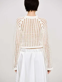 Frauen Source Unknown Kleidung<Reef Net Strickoberteil, Elfenbein