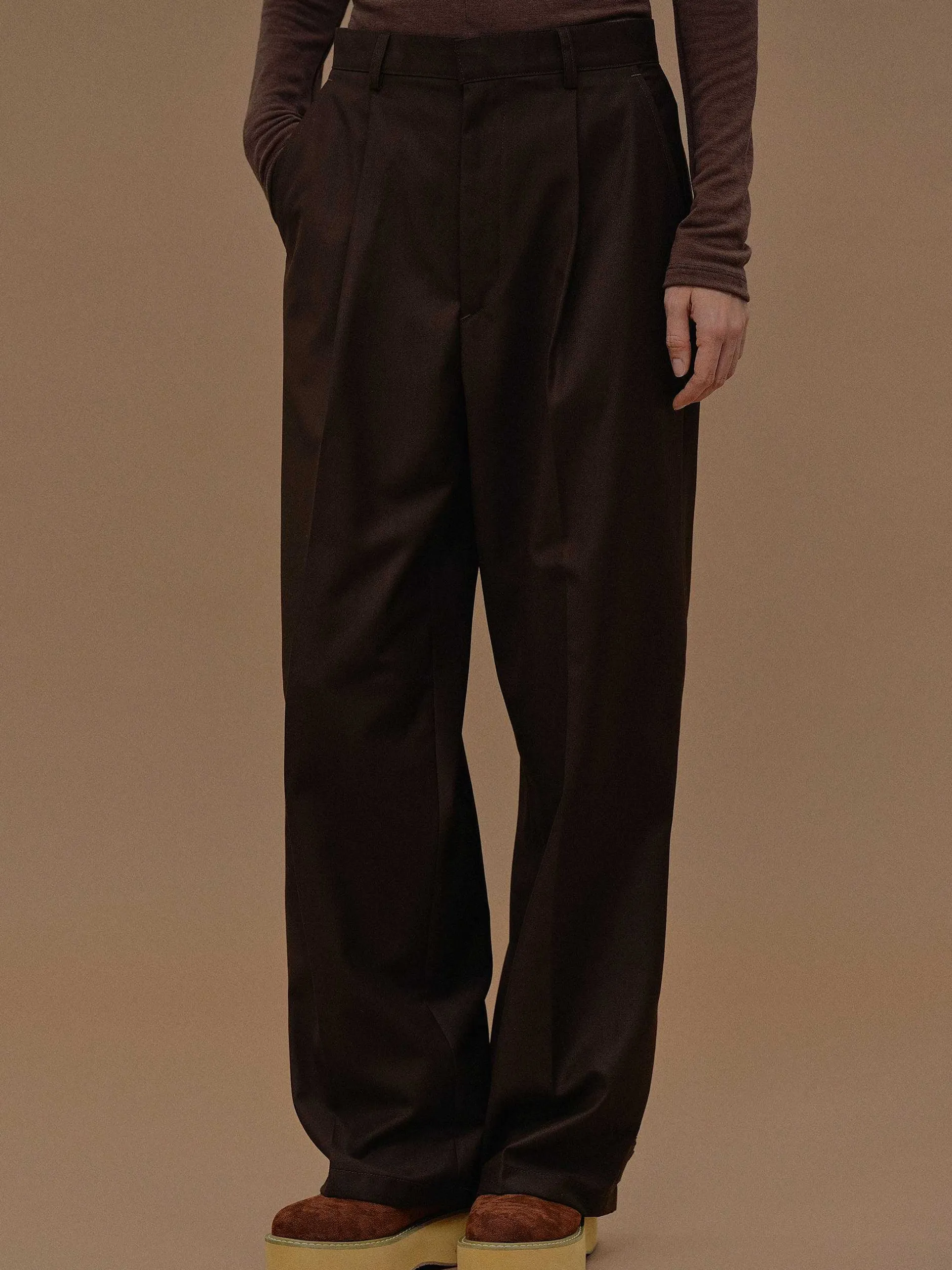Frauen Source Unknown Kleidung<Relaxed-Hose Mit Dreieckstaschen, Fondant