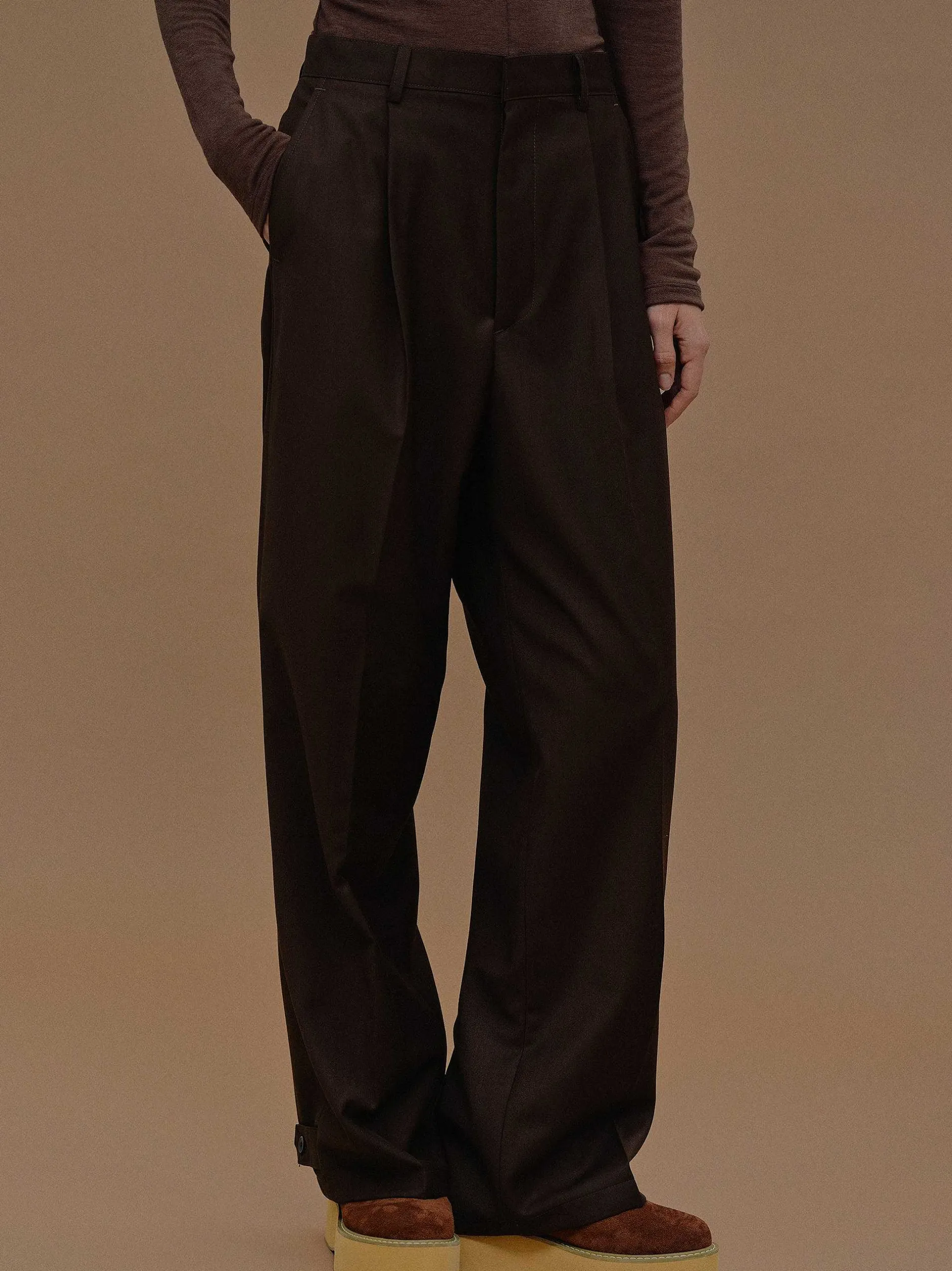 Frauen Source Unknown Unterteile<Relaxed-Hose Mit Dreieckstaschen, Fondant