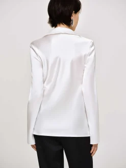 Frauen Source Unknown Oberteile<Reyna Satinbluse, Perle