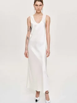 Frauen Source Unknown Zubehör<Satin-Maxikleid, Perle