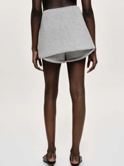 Frauen Source Unknown Unterteile<Segura Sweat Mini Skorts, Gainsboro Melange