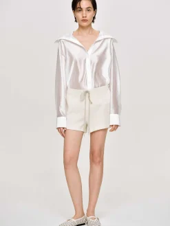 Frauen Source Unknown Unterteile<Shorts Mit Kordelzug, Alabaster