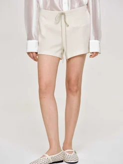 Frauen Source Unknown Unterteile<Shorts Mit Kordelzug, Alabaster