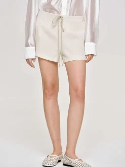 Frauen Source Unknown Kleidung<Shorts Mit Kordelzug, Alabaster
