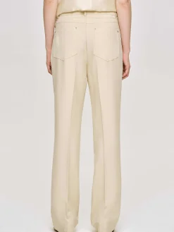 Frauen Source Unknown Unterteile<Slim-Faltenhose, Butter