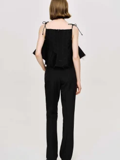 Frauen Source Unknown Kleidung<Slim-Hose Mit Bugelfalte, Schwarz