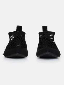 Frauen Source Unknown Schuhe & Taschen<Sock Flat Mesh Ballerina, Schwarz
