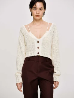 Frauen Source Unknown Strickwaren<Strickpullover Mit U-Ausschnitt, Mandel