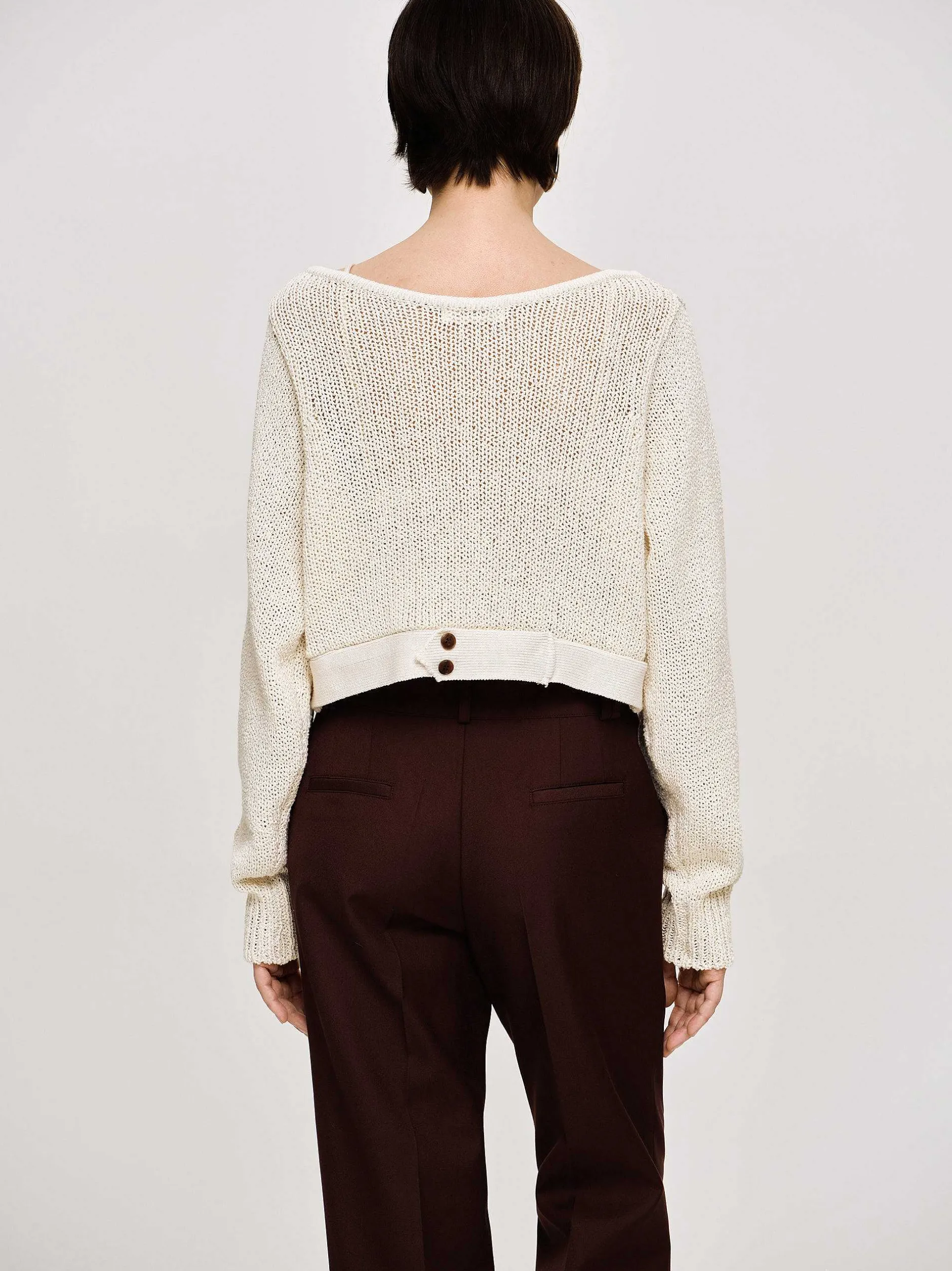 Frauen Source Unknown Kleidung<Strickpullover Mit U-Ausschnitt, Mandel