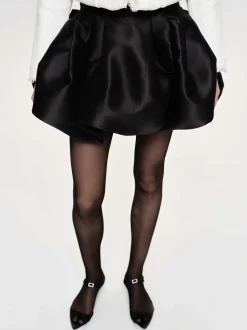 Frauen Source Unknown Unterteile<Suki Bubble Hem Minirock, Schwarz