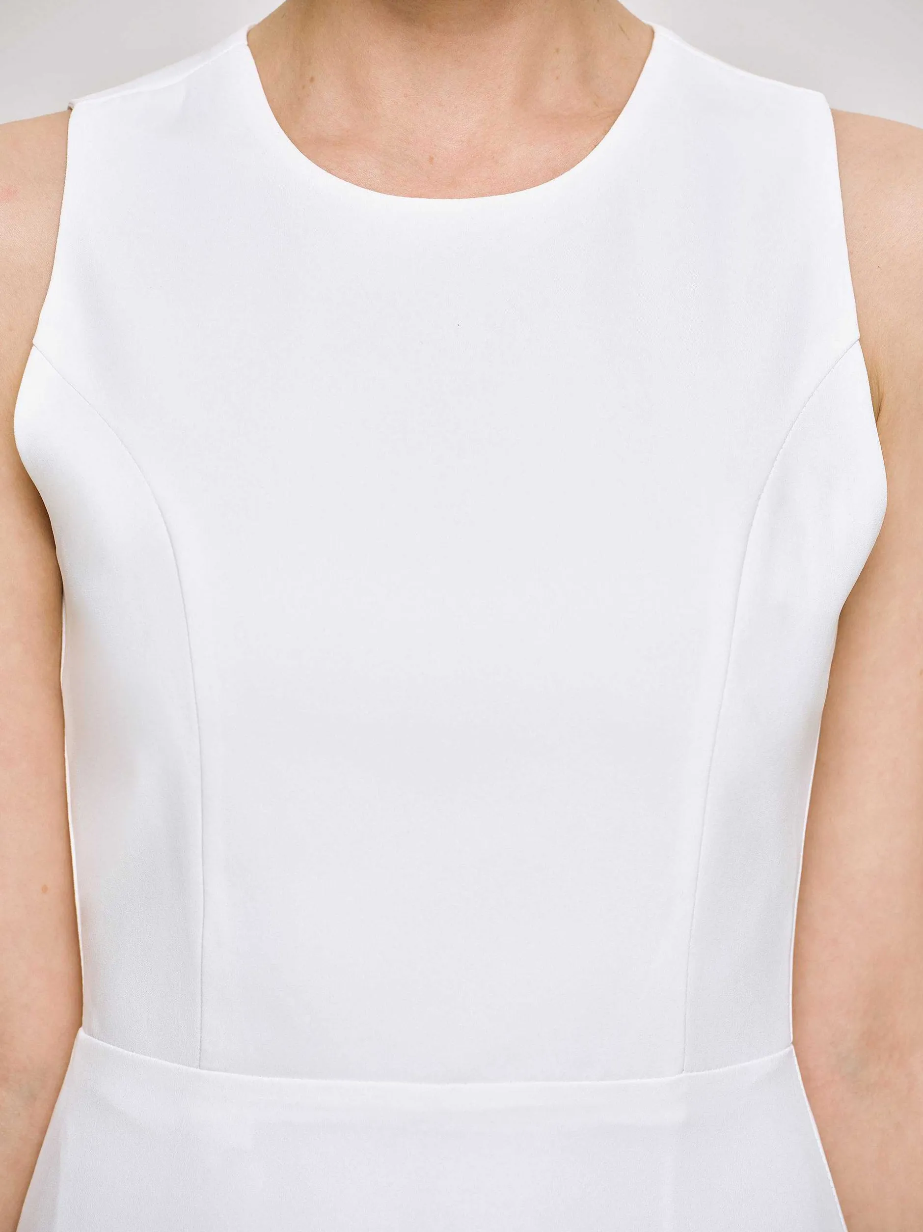 Frauen Source Unknown Kleidung<Tailliertes Maxikleid, Weis