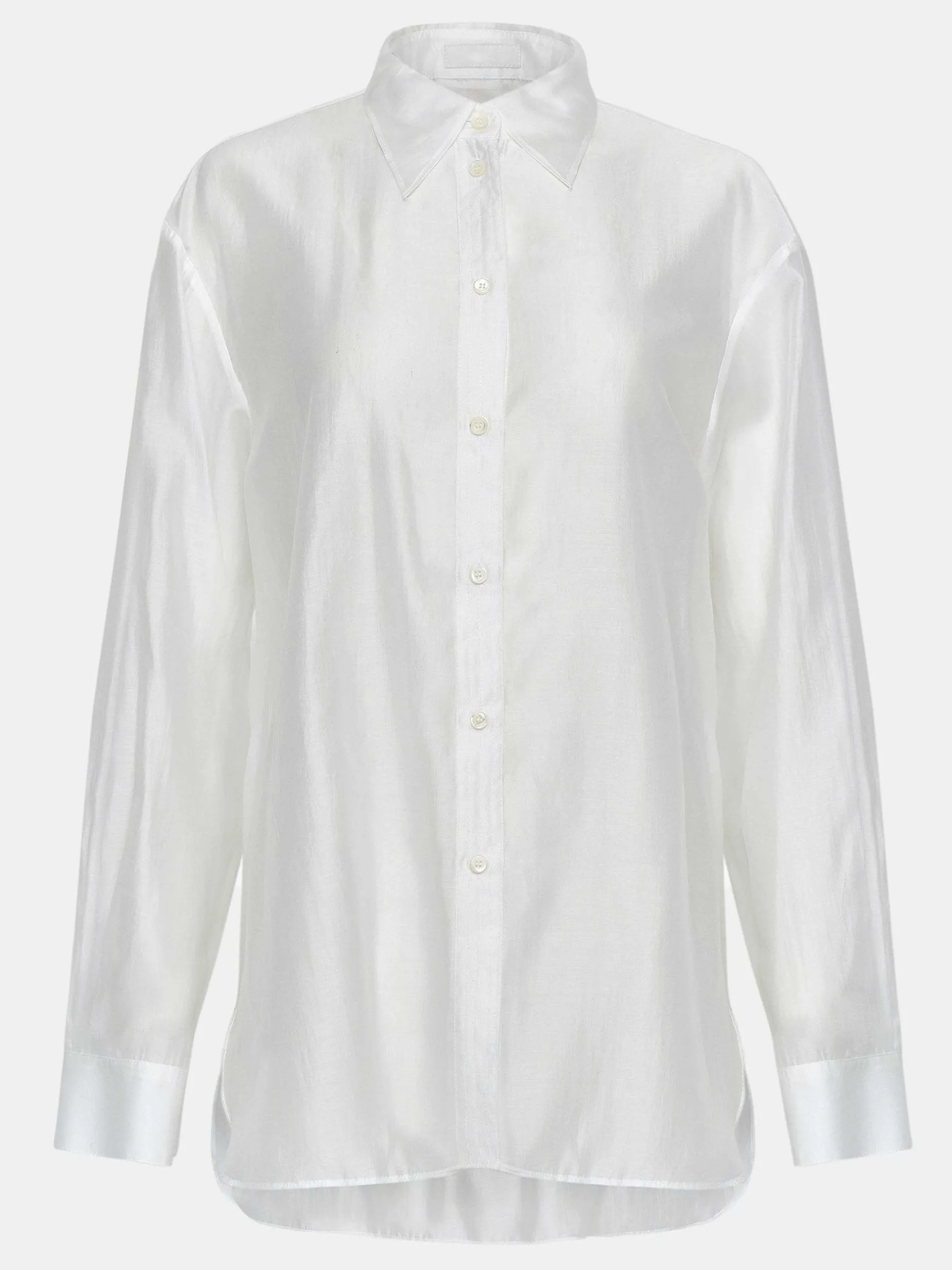 Frauen Source Unknown Zubehör<Transparentes Button-Down-Hemd, Weis