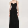 Frauen Source Unknown Zubehör<Tull-Slipkleid, Schwarz